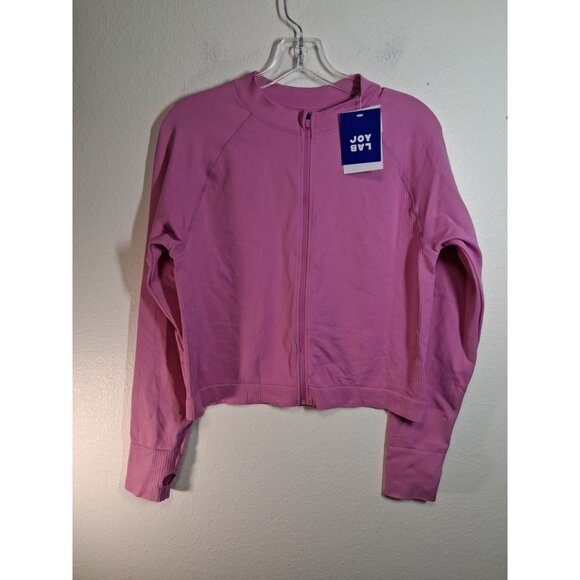 NWT Joy Lab Girls Athletic Jacket Full Zip Pink Size XXL - Picture 1 of 6